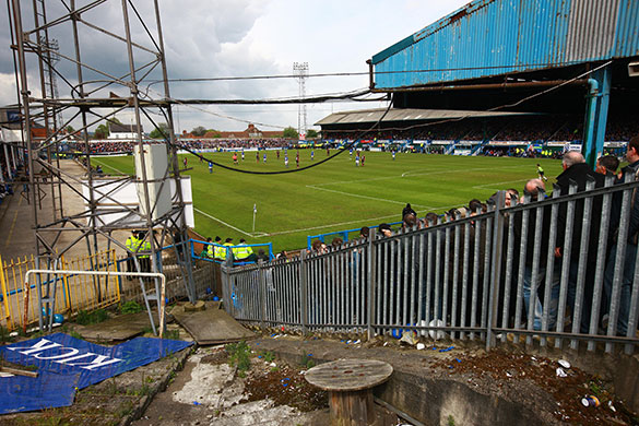 Chesterfield : A rare view at football grounds these days