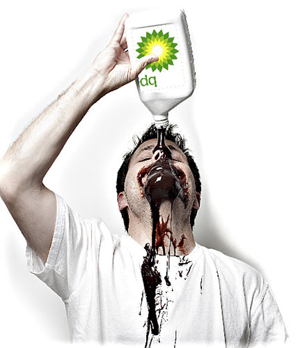 Behind the Logo of BP: Deepwater Horizon oil spill: Greenpeace poster competition