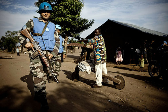 24 hours in pictures: Kiwanja, Democratic Republic of the Congo: UN soldiers