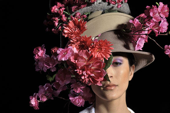 24 hours in pictures: Sao Paulo, Brazil: A model during the 2010-2011 Spring-Summer collections