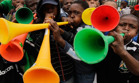 South African boys, blow their vuvuzelas