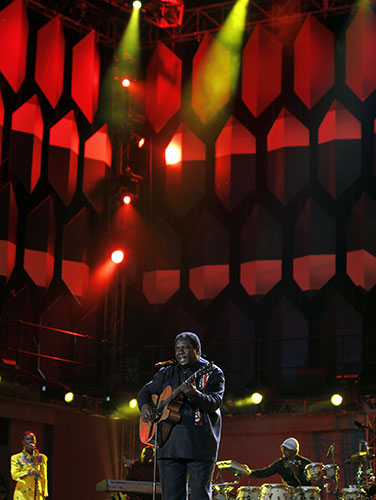 world cup launch concert: Vusi Mahlasela
