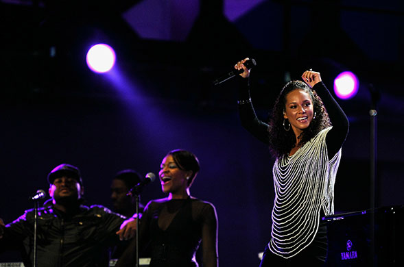 world cup launch concert: Alicia Keys