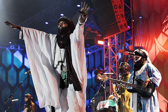 world cup launch concert: Tinariwen 