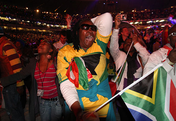 world cup launch concert: Fans enjoy the concert