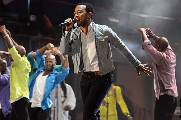 world cup launch concert: John Legend