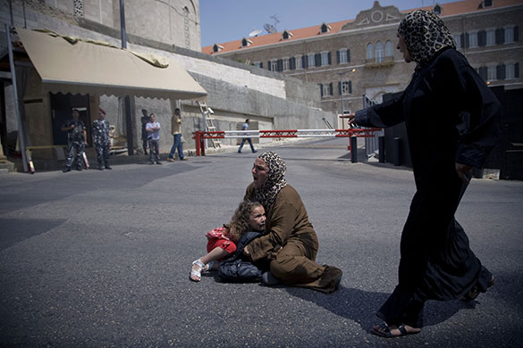 24 hours in pictures: The wife of Lebanese TV psychic Ali Sibat