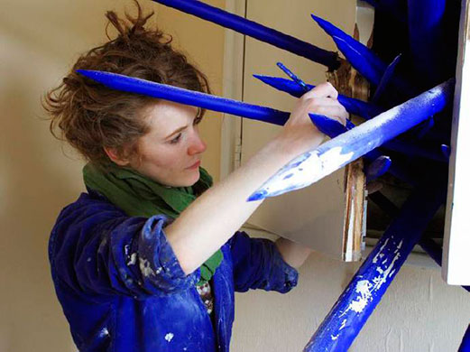 Market Estate Demolition: Artist Rebecca Glover expressed the tension lurking beneath the surface