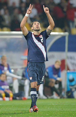 footy match: England v USA