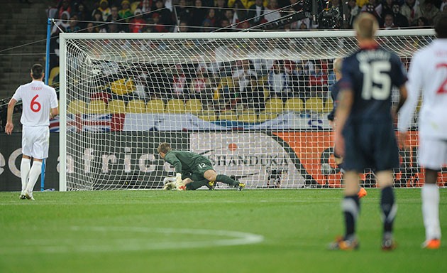 footy match: England v USA