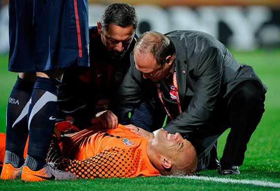 footy match: England v USA