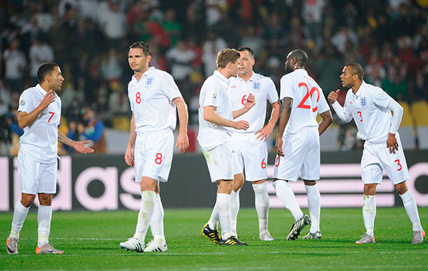 footy match: England v USA