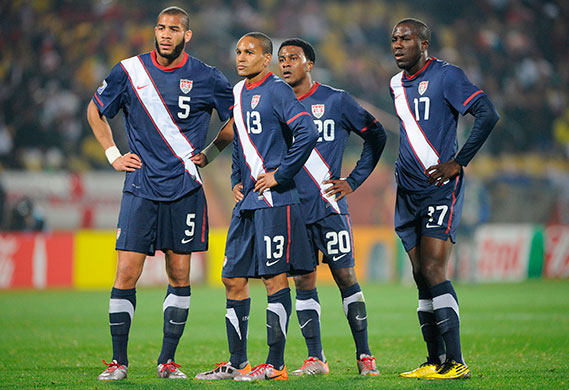 footy match: England v USA