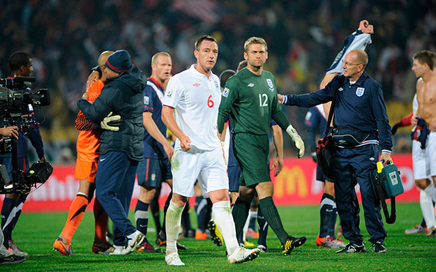 footy game: England v USA