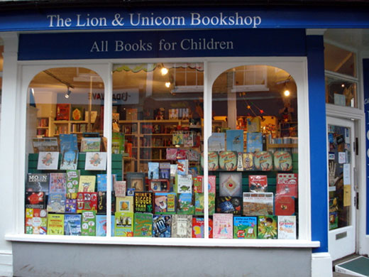 Bookshops: Lion & Unicorn Bookshop, Richmond