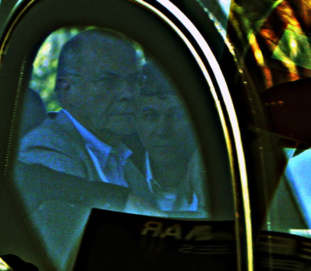 Bilderberg 2010 round up: Some of the delegates took a coach tour out into the unchartered wilds