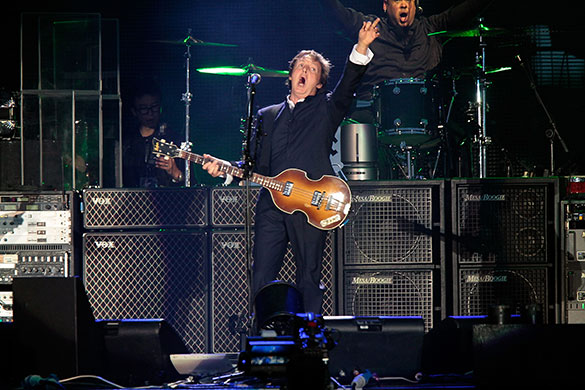 Isle of Wight: Isle Of Wight Festival 2010 - Paul McCartney performs on day 3