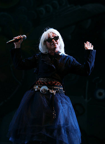 Isle of Wight: Isle of Wight Festival - Debbie Harry of Blondie performs