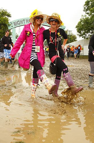 Isle of Wight: Isle of Wight Festival 2010 - Arrivals