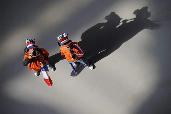 World Cup vuvuzelas: Dutch fans