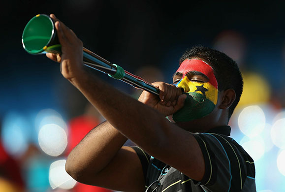 World Cup vuvuzelas: A Ghana fan