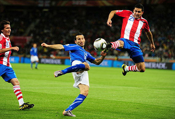 football: Italy v Paraguay: Group F - 2010 FIFA World Cup