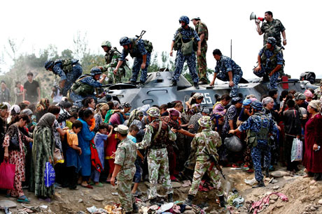 Uzbek refugees in Kyrgyzstan