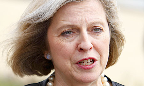 Home secretary Theresa May
