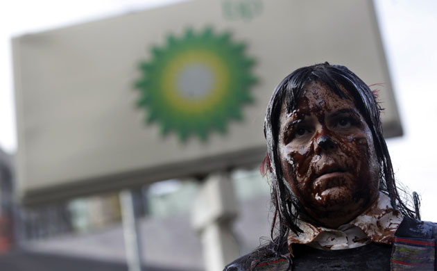 Deepwater Horizon: BP oil spill : protests, demonstrations and signs
