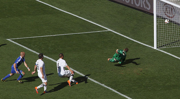 football: Slovakia's Robert Vittek