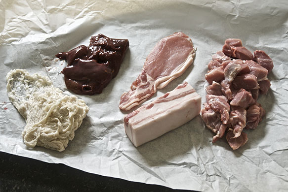 Pate de campagne: ingredients