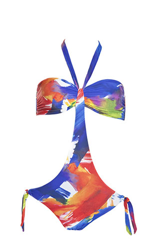 Extreme swimwear: Abstract floral print Seafolly