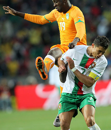 football: Cote d'Ivoire vs Portugal