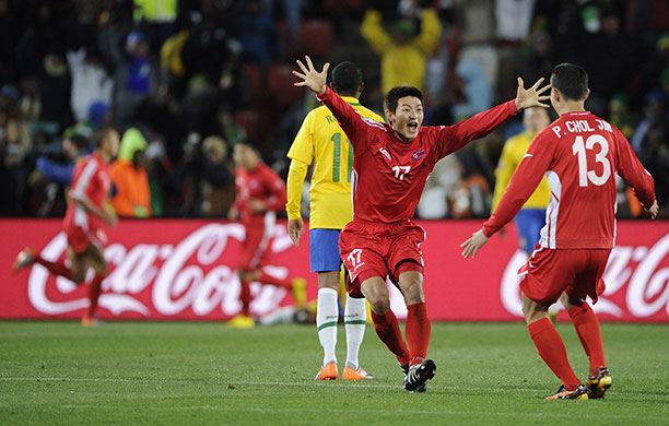 Brazil v North Korea: In the closing minutes North Korea grab a consolation goal 