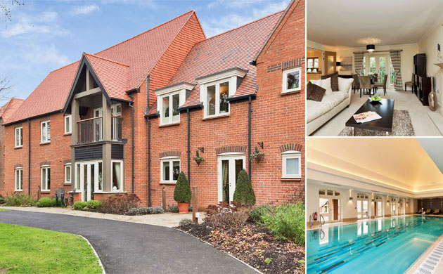 Old and new: Letcombe Regis development