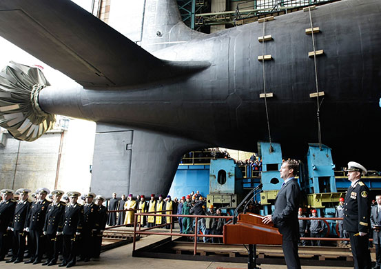 russian super sub: Severodvinsk nuclear-powered submarine