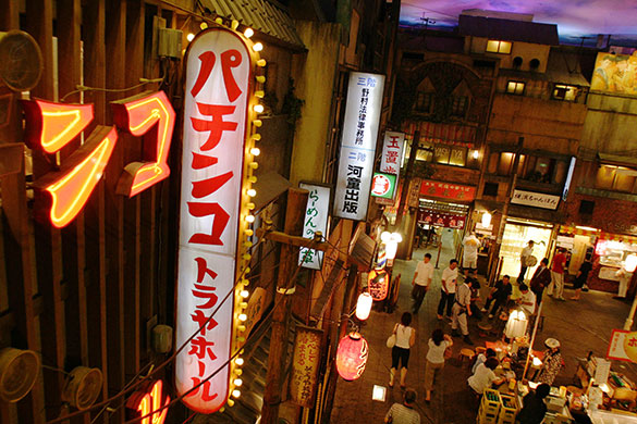 Ramen noodles: RAMEN NOODLE MUSEUM, YOKOHAMA, JAPAN.