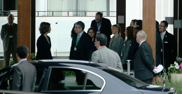 Bilderberg: More royalty! It's Queen Sofía of Spain