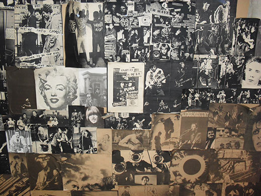 in pictures: generation: bedroom wall from the 70s