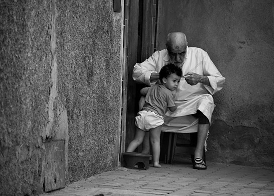 in pictures: generation: old Moroccan man