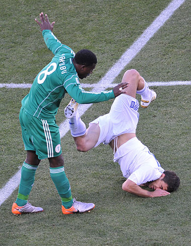 footy: Nigeria vs. Greece