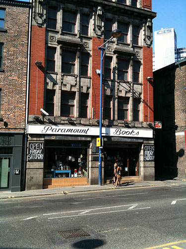 independent bookshops: Paramount Books in Manchester 