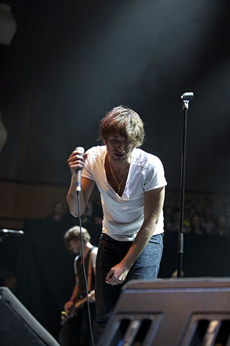 Meltdown: Paolo Nutini performs as part of Richard Thompson's Meltdown