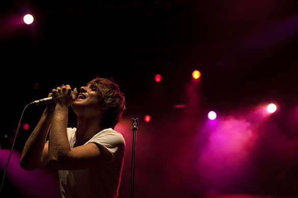 Meltdown: Paolo Nutini performs as part of Richard Thompson's Meltdown