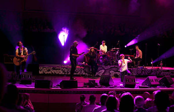 Meltdown: Paolo Nutini performs as part of Richard Thompson's Meltdown