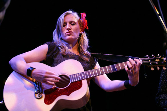 Meltdown: Fiona McBain of Ollabelle Performs At The Purcell Room In London