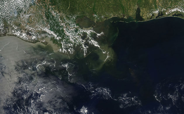Satellite Eye:  Deepwater Horizon oil spill