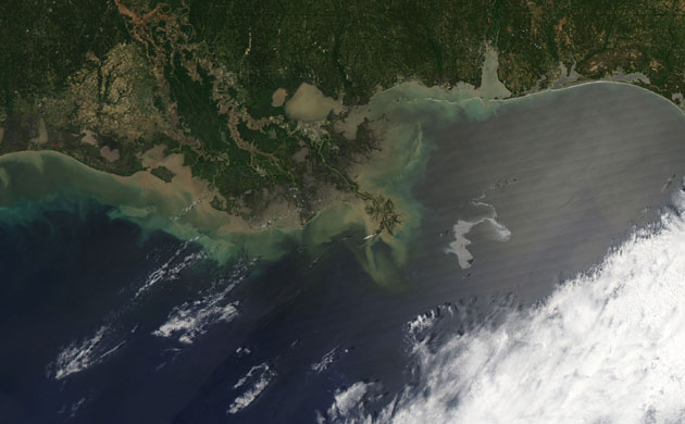 Satellite Eye:  Deepwater Horizon oil spill