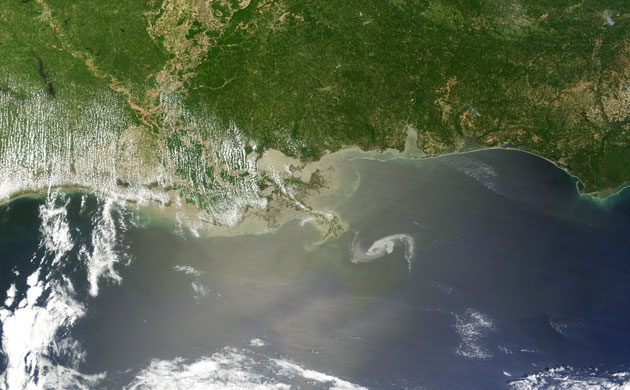 Satellite Eye:  Deepwater Horizon oil spill