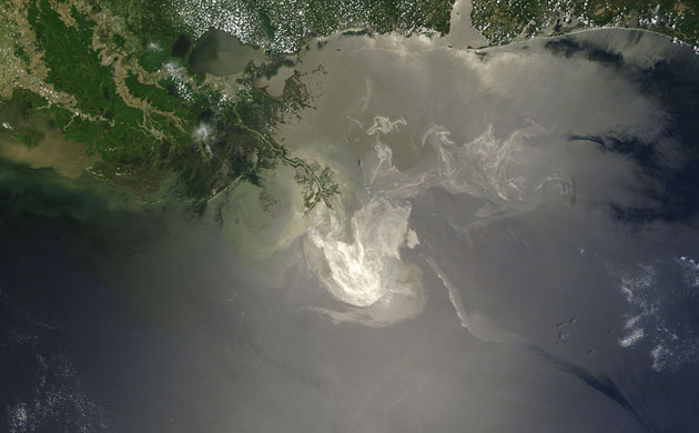 Satellite Eye:  Deepwater Horizon oil spill
